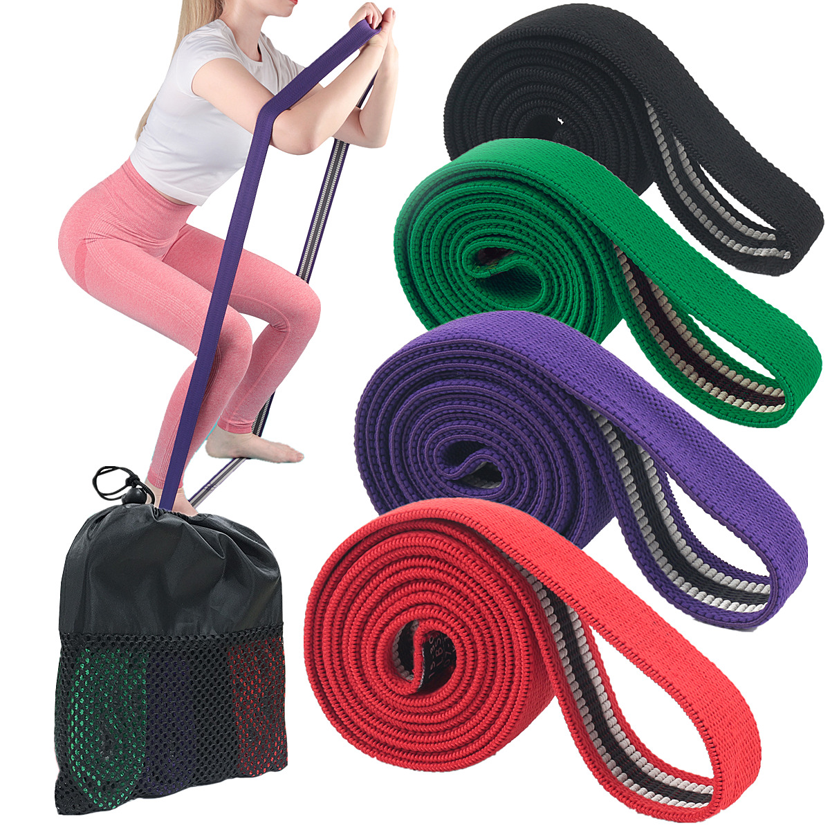 Pull Up Assist Band - 208cm Long Fabric Pull Up Assist