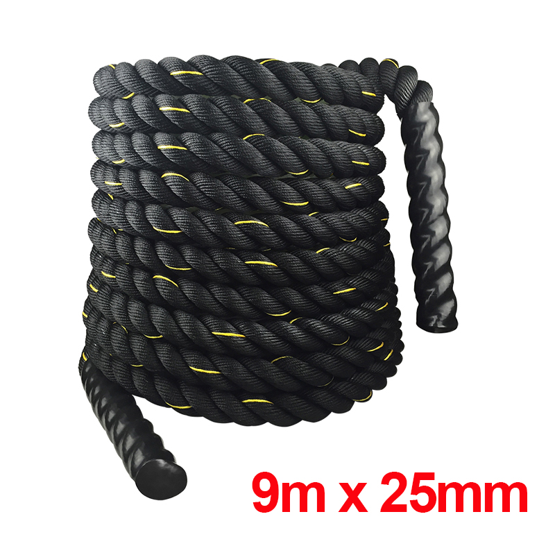 9M/12M/15M Fitness Battle Rope - Crossfit No Equipment Workouts のレビューと価格