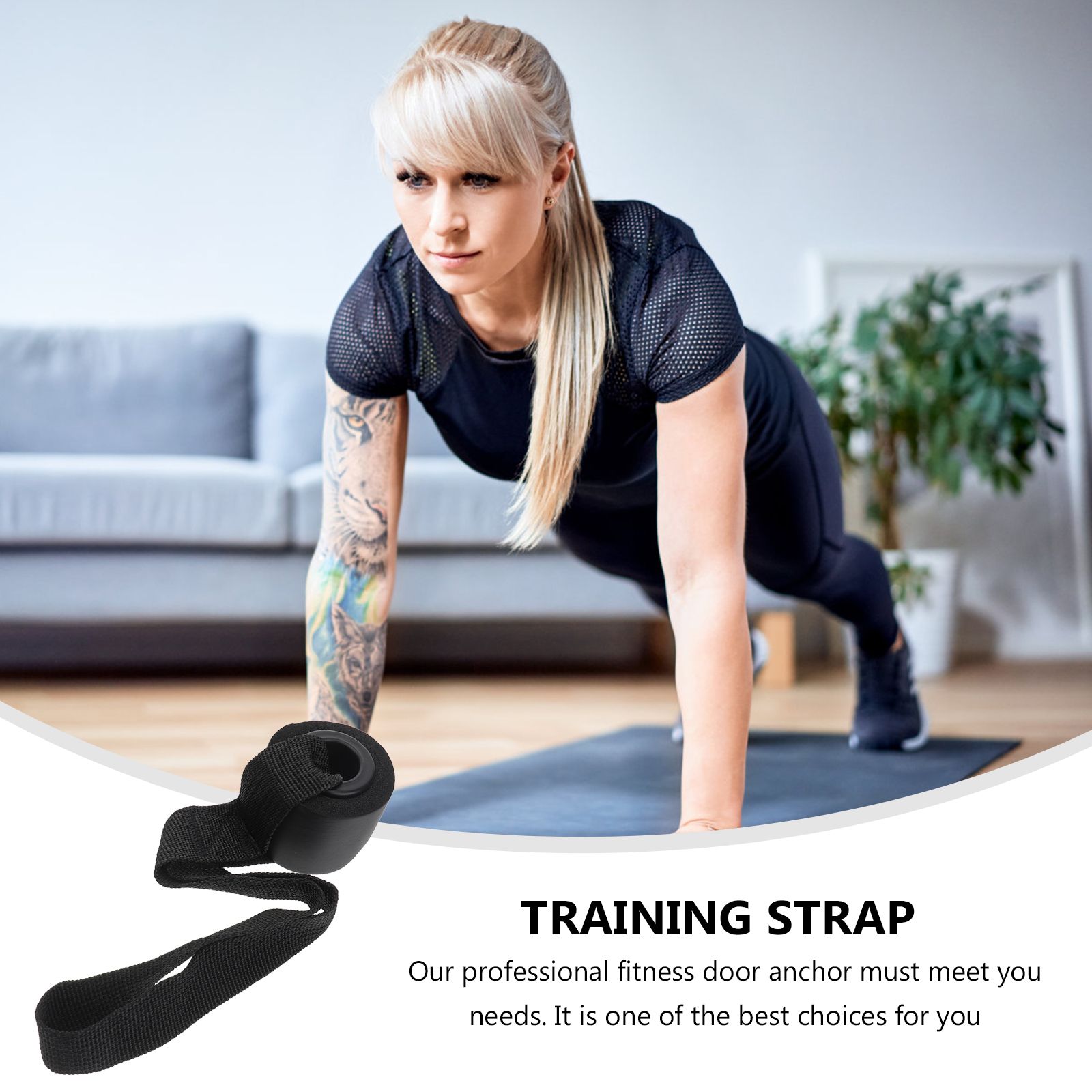 2 Pcs Heavy Duty PVC Door Anch - Pull Up Assist Band のレビューと価格