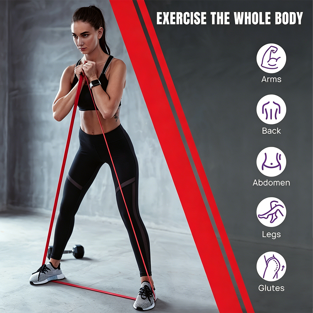 10Pcs 4-Level Resistance Bands - Pull Up Assist Band のレビューと価格