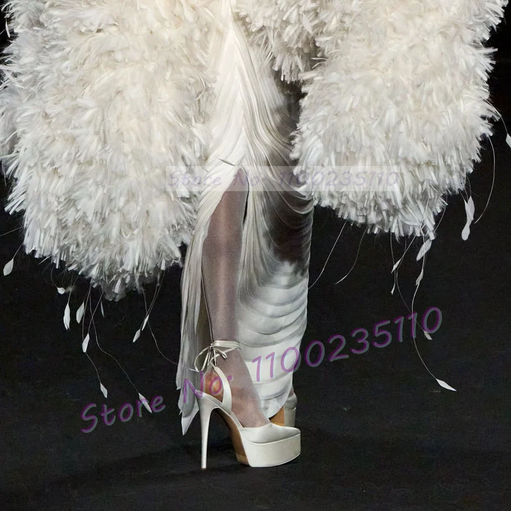 Pink Pointed Toe Platform Silk - Crossfit Outfit のレビューと価格