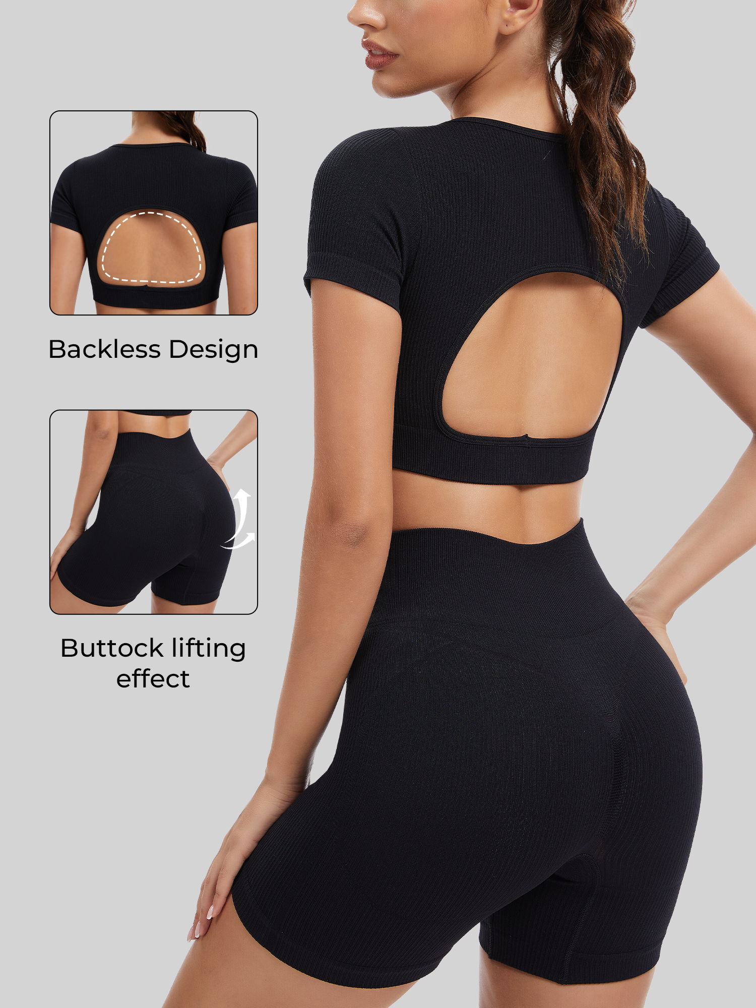 Yoga Set Sports Bra Outfit, Ti - Crossfit High Gear のレビューと価格
