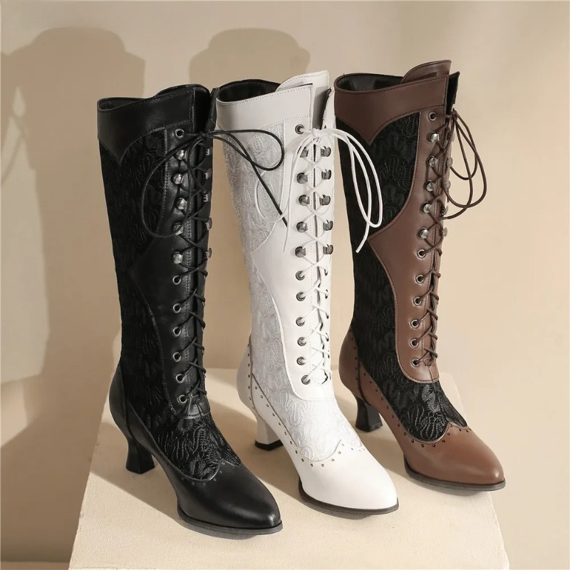 Women Victorian Pointed Toe Mi - Crossfit Outfit のレビューと価格