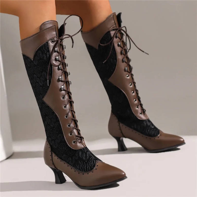 Women Victorian Pointed Toe Mi - Crossfit Outfit のレビューと価格