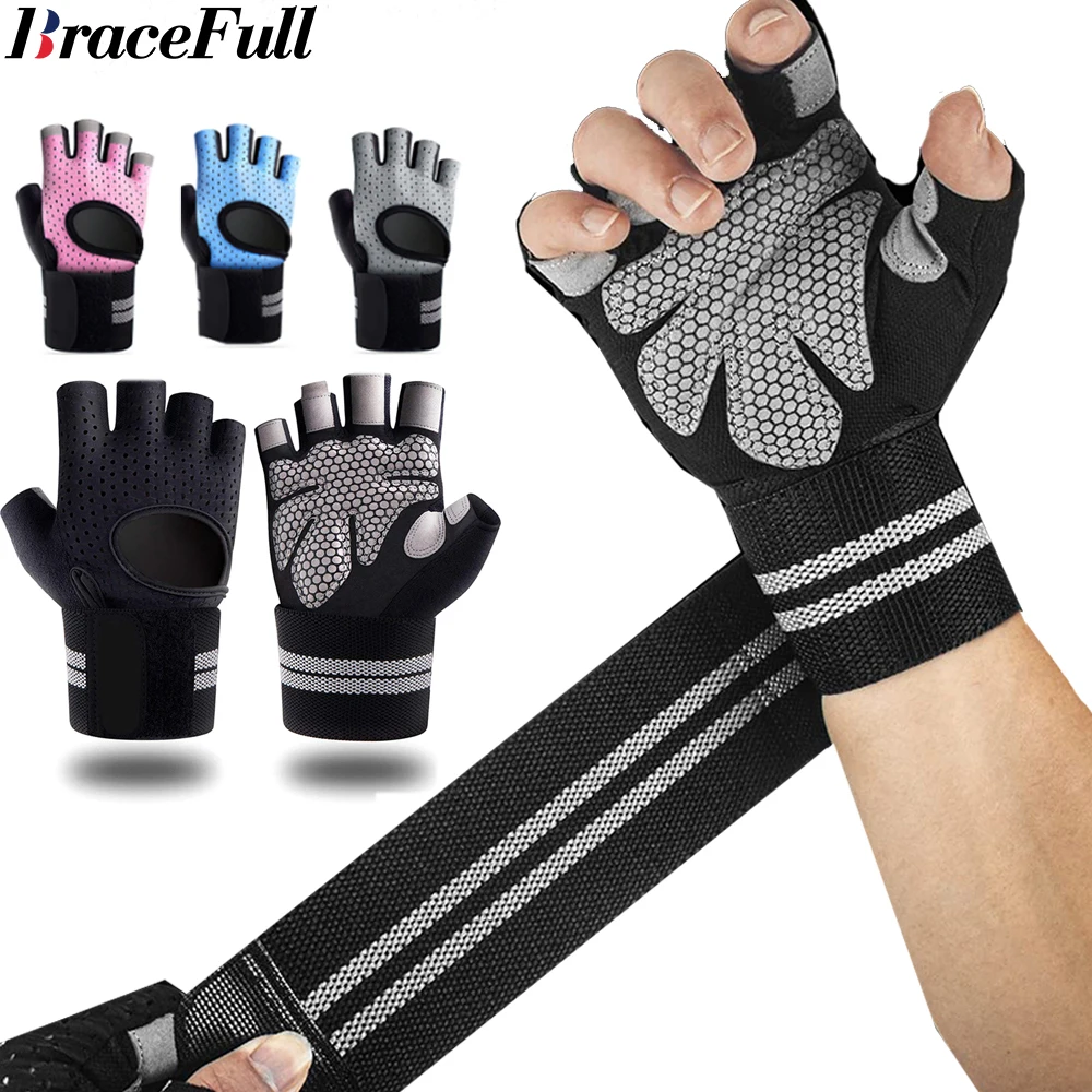 1Pair Half Finger Gym Fitness  - Crossfit G のレビューと価格