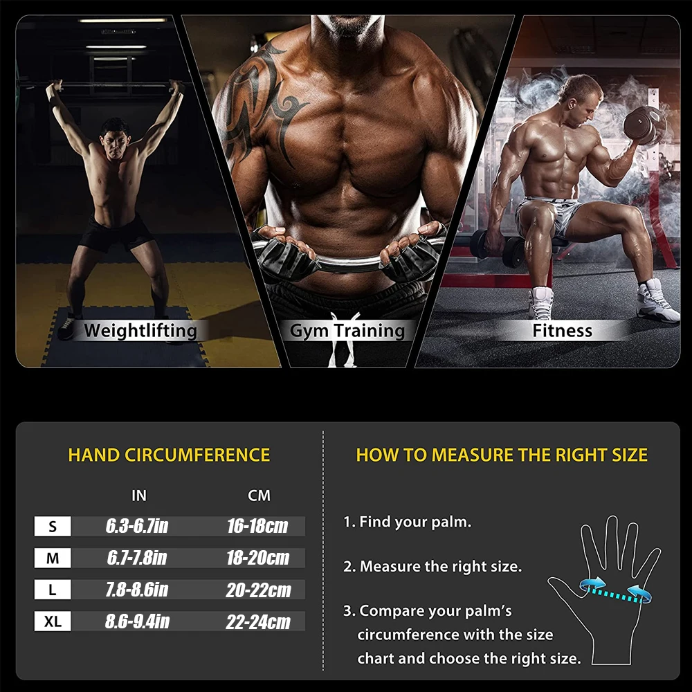 1Pair Half Finger Gym Fitness  - Crossfit G のレビューと価格